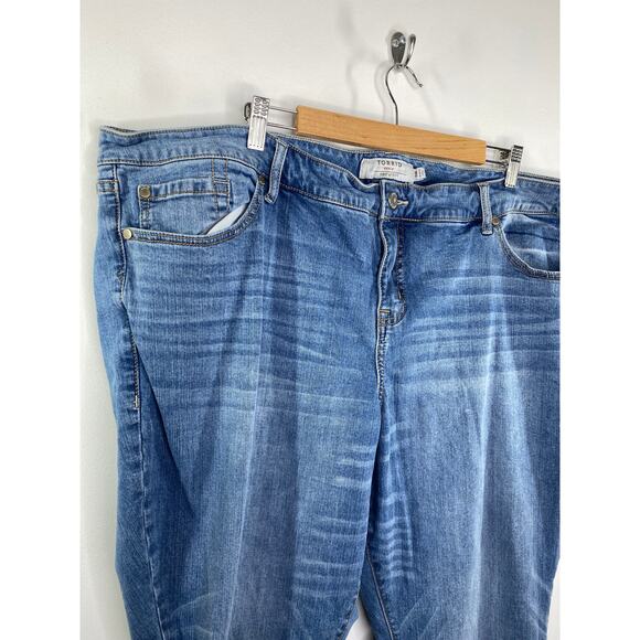 Torrid Womens Slim Boot Denim Jeans Size 26 High Waisted Cotton Stretch - Picture 5 of 10